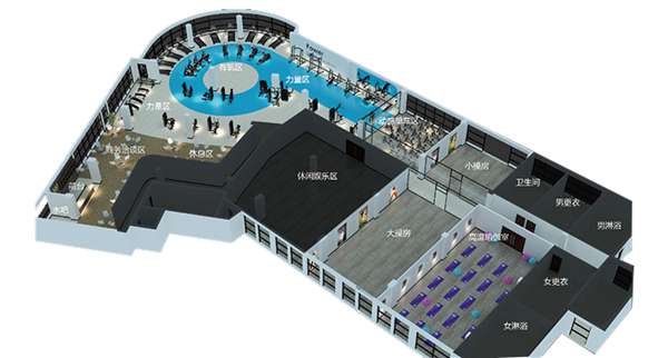 1500平方健身房配置方案-广西od.com体育体育健身器材有限公司