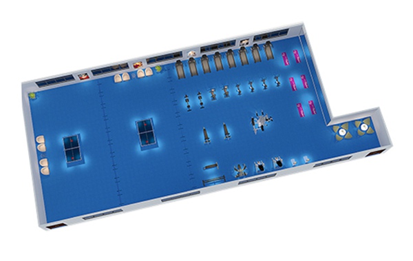 150平方健身房配置方案-广西od.com体育体育健身器材有限公司